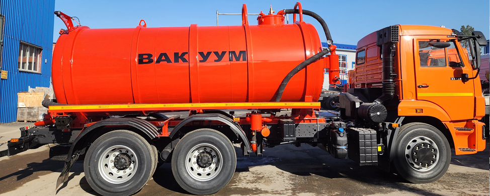 Автоцистерна вакуумная 4671М3-40 (МВ-10) на шасси КамАЗ 65115-48